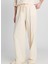 Ekru Kadın Regular Fit Pantolon W2510733104-MÜSLIN Geniş Paça Panto 3