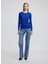 Ipekyol Saks Kadın Bisiklet Yaka Regular Fit Bluz IW6240050123020 1