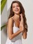 Beyaz Kadın Düz Elbise 310304 3