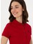 Kırmızı Kadın Slim Fit Polo T-Shirt TP0125 2