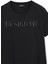Siyah Kadın Standart Baskılı T-Shirt 24WWTK24 2