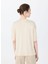 Bej Kadın Oversized T-Shirt The Relax Tshırt 4010 5