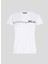 Beyaz Kadın Standart Baskılı T-Shirt 245W1706 1