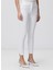 Kırık Beyaz Kadın Slim Fit Pantolon 1094267 3