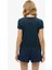 Lacivert Kadın Normal T-Shirt W1011652A 4