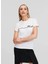 Beyaz Kadın Normal T-Shirt A1W17019 2
