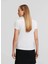 Beyaz Kadın Normal T-Shirt A1W17019 4