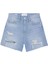 Yüksek Bel Normal Açık Mavi Kadın Denim Şort J20J2228031AA 2