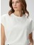 Beyaz Kadın Basic T-Shirt 1094717 1