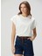 Beyaz Kadın Basic T-Shirt 1094717 3