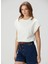 Beyaz Kadın Basic T-Shirt 1094717 4