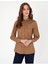 Camel Slim Fit Uzun Kollu Gömlek 1