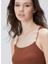 Kahverengi Kadın Basic T-Shirt 1094697 2