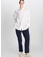Beyaz Kadın Loose Fit Gömlek W2510769100-RELAXED Fit Gömlek 1