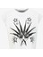 Yuvarlak Yaka Baskılı Beyaz Kadın T-Shirt TSKD05206 1