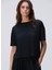 Siyah Kadın Regular Fit T-Shirt 1094577 1