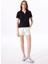 Kırık Beyaz Kadın Basic Sweat Şort J4SL-SHT7033 1
