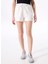 Kırık Beyaz Kadın Basic Sweat Şort J4SL-SHT7033 2