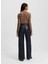 Düz Lacivert Kadın Denim Pantolon 246W1104 4