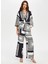 Siyah Kadın Ata Comfort Fit Kimono US25KMN003 4