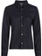 Koyu Lacivert Kadın Gömlek Standart Düz Denim Gömlek Long Sleeve Lean Denım Shırt 1
