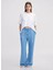Ipekyol Beyaz Kadın Oversize T-Shirt IS1250070113 1