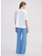 Ipekyol Beyaz Kadın Oversize T-Shirt IS1250070113 4