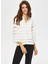 Ekru Kadın Yuvarlak Comfort Fit Hırka US25TRH008 1