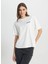 Kırık Beyaz Kadın Relaxed T-Shirt W7R9EE102 Off White T-Shirt 3