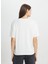 Kırık Beyaz Kadın Relaxed T-Shirt W7R9EE102 Off White T-Shirt 4