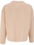Açık Bej Kadın Bisiklet Yaka Rahat Sweatshirt F4WL-SWT0136 7