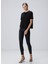 Siyah Kadın Basic T-Shirt 1094731 3