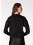 Siyah Kadın Bisiklet Yaka Basic Payetli Sweatshirt F4WL-SWT0130 6