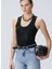 Siyah Kadın Basic T-Shirt 1094626 4