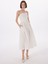 Beyaz Kadın Straplez Elbise Vmane Bandeau 7/8 Dress Jrs Ga 1