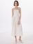 Beyaz Kadın Straplez Elbise Vmane Bandeau 7/8 Dress Jrs Ga 2