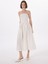 Beyaz Kadın Straplez Elbise Vmane Bandeau 7/8 Dress Jrs Ga 3