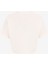 Bisiklet Yaka Baskılı Kırık Beyaz Kadın T-Shirt J4SL-TST7027 6