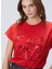Kırmızı Kadın Basic T-Shirt 1094717 1