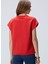 Kırmızı Kadın Basic T-Shirt 1094717 5