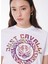 Beyaz Kadın Standart Baskılı T-Shirt 76PAHC08 1
