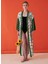 Lisa Lina Yeşil Kadın V Oversize Kimono LLBW0016 3