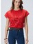 Kırmızı Kadın Basic T-Shirt 1094717 3