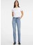Koyu Mavi Kadın Normal Denim Pantolon Gj G08 Mıd Rıse Stra - Eco Recy Co 1