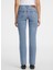 Koyu Mavi Kadın Normal Denim Pantolon Gj G08 Mıd Rıse Stra - Eco Recy Co 4