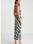 Zebra Desenli Uzun Etek 5