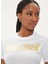 Yuvarlak Yaka Baskılı Beyaz Kadın T-Shirt 76PAHG11 3
