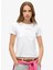 Beyaz Kadın Normal T-Shirt W1011635A 2