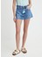 Yüksek Bel Mavi Kadın Denim Şort PL801111MP1 2