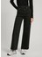 Siyah Kadın Standart Düz Denim Pantolon PL204731XH20 2